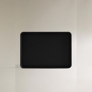 Zara Home Black Resin Bathroom Tray.